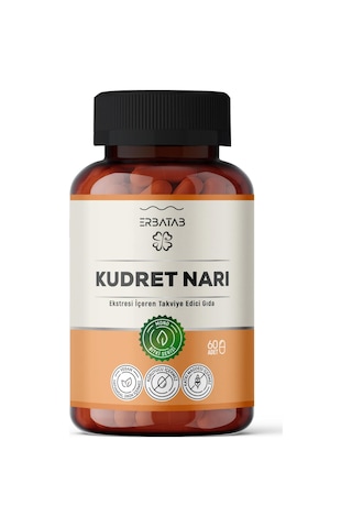 Erbatab Kudret Narı Ekstresi 60 Kapsül