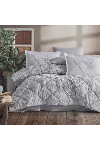 Clasy Ranforce Uyku Seti Çift Kişilik Messina V1 Gri