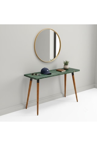 Mobenta Basic Entry: Modern Masif Dresuar, Antre Konsolu - 110x35 Ye Yeşil