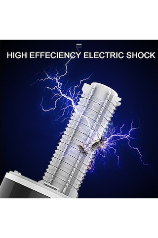 Dancemonkey Usb Şarjlı Uv Sivrisinek Tuzağı Gece Lambası - 4000mah Pil, 16 Saat Kullanım Mavi Mavi