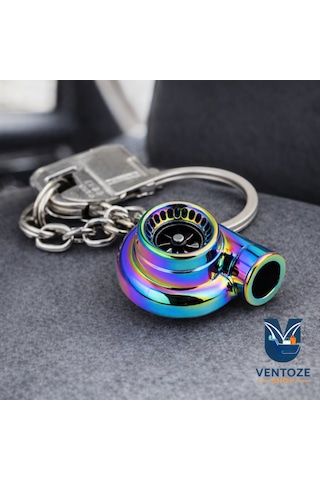 Turbo Tasarımlı Oto Anahtarlık Araba Anahtar Aksesuarı