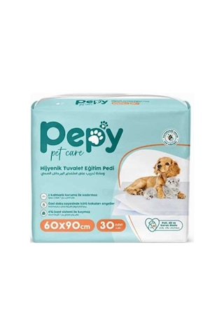 Pepy Kedi Kumu 60x90 Hijyenik Tuvalet Eğitim Pedi 30'lu 1 Paket 30 Adet