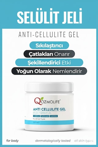 Qozmolife Selülit Karşıtı Jel 100 ML