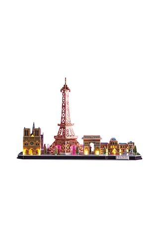 3d Puzzle Paris 115 Parça Led işıklı