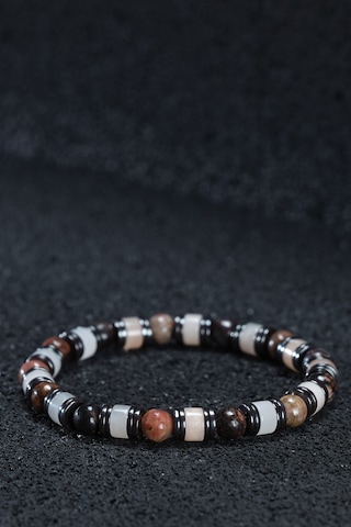 Ssilhoutte Doğaltaş Sertifikalı Rodonit Ve Pembe Kuvars Kadın Erkek Doğal Taş Hediye Bileklik,bijuteri Bileklik Çok Renkli