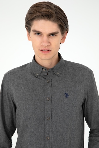 U.s. Polo Assn. Erkek Antrasit Gömlek Basic 50296757-vr006 Antrasit