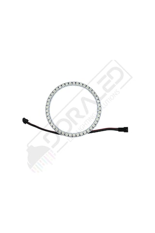 Doraled WS2812B ARGB Magic Matrix Ekran 5V Dijital Yuvarlak Pixel 35 Led Halka 96 x 77 MM
