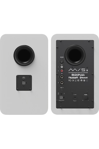 Midiplus MI5 II 2x 35W 5" 2 Yollu Bluetooth Aktif Hoparlör Beyaz