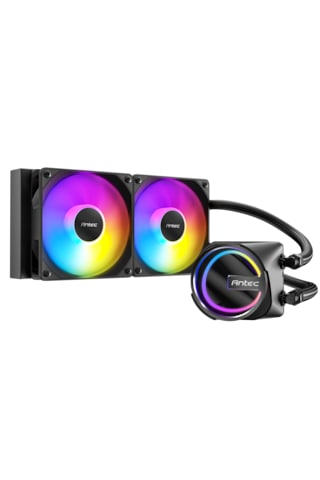 Antec Skeleton 240 Argb 240mm Aıo Sıvı İşlemci Soğutucu 2x120mm Pwm Argb Fan Intel Amd Uyumlu Siyah 120*120*25mm