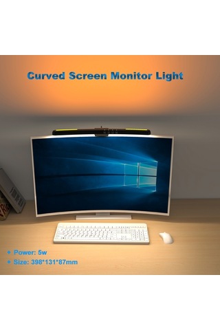 Cbtx Tb-301sfs 398mm Rgb Etkisi Titreşimsiz Dokunmatik Kontrol Bilgisayar Ekran Lambası