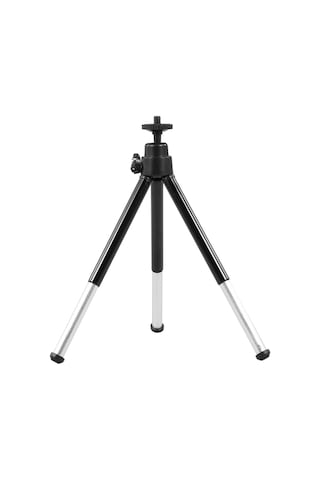Taşınabilir Web Kamerası Tripod Hafif Mini Web Kamerası Tripod Akıllı Telefon Web Kamerası Masaüstü Tripod Telefon Tutucu Masa Standı Siyah