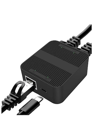 Rj45 Ethernet Splitter 1 Giriş 2 Çıkış Gigabit 100mbps Çoklayıcı