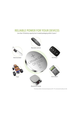 I-gen Cr2032 Pil 5&apos Li Paket Tartı, Baskül, Şeker Ölçüm Cihazı Pili Lityum Düğme Pil 3v 2032