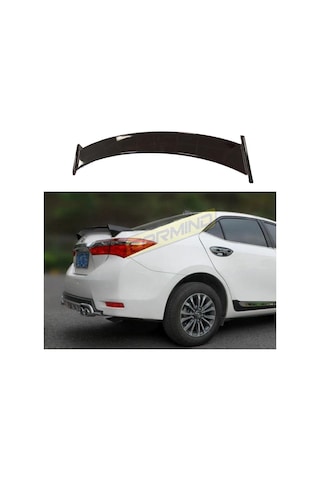 Toyota Corolla Uyumlu Trd Bagaj Üstü Piano Black Spoiler 2013-2018
