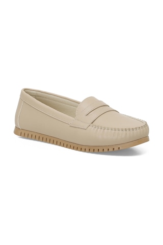 Polaris 324024.z 4pr Camel Kadın Loafer 000000000101876237 Kahverengi