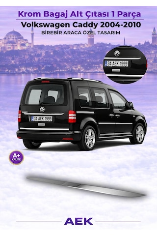 Vw Caddy Bagaj Alt Çıtası 2004-2014 Paslanmaz Çelik