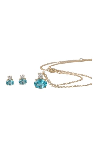 Lina Aqua Gümüş Set