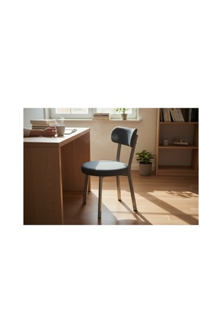 Tool Aksesuar T-6015 Carara 70x120 Mdf Teddy Antrasit Sandalye 4 Kişik Mutfak Masası Takımı