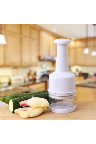 Stainless Steel Onion Cutting Instrument / Ginger Garlic Cutter, Size: 22x8x8cm, Random Color Delivery Diğer