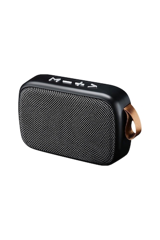 Geeksen Hareketli Usb Bluetooth Hoparlör Hıfı Ses Kalitesi, Kolay Taşınabilir, El İle Serbest Arama, Fm Radyo Destekli Minyatür Subwoofer Gri