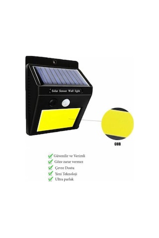 Güneş Enerjili Bahçe Lambası 48 Led Bahçe Aplik Bahçe Lambası Bahçe Aydınlatma Diğer