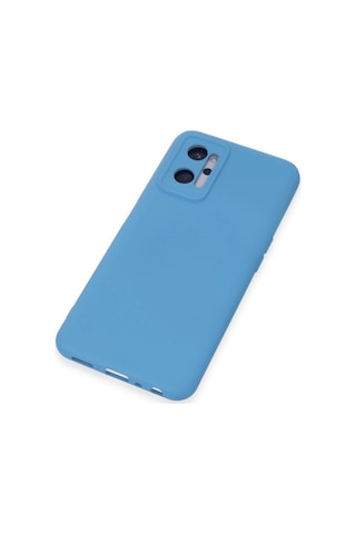 Realme 9i 4g Kılıf Nano İçi Kadife Silikon - Mavi Renkli