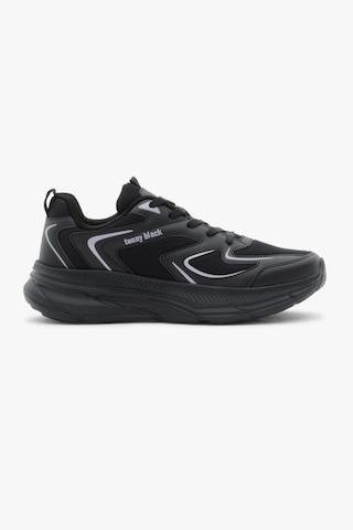 Tonny Black Nefes Alabilen Kumaş Faylon Taban Bağcıklı Unisex Siyah Spor Ayakkabı Tbals015 Siyah