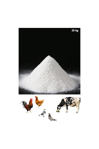 Mermer Tozu Beyaz Kalsit Tozu 25 Kg Hayvan Yemi Katkısı