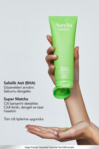 Aurelia Genève Clear & Glow Skin Duo - Arındırıcı Vegan Yüz Temizleme Jeli & Işıltı Kazandıran Vegan Peeling Seti