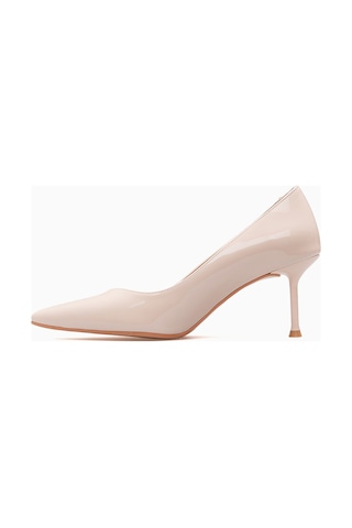 Yaşar Kaşlı Kadın İnce Topuklu Stiletto Ayakkabı 26y Ykş.8578 Bej