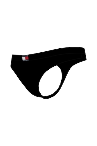 Tommy Hilfiger Kadın / Kız Marka Logolu Elastik Bel Bantlı Günlük Kullanıma Uygun Siyah Külot Uw0uw05641 0sı