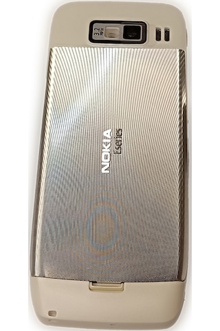 Nokia E55 Kasa Kapak Tuş Takımı E55 Uyumlu Beyaz Renk Orta Kasa Ö
