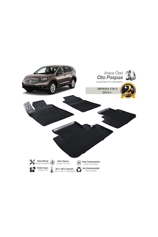 3d Paspas Siyah Honda Cr-v 2012+