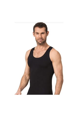 Namaldı Erkek Likralı Atlet 3'lü Paket - 184 Siyah