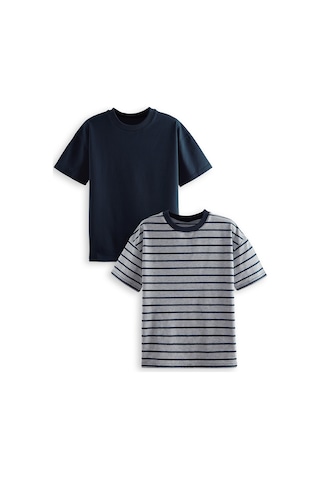 Deno Kids Denokids Erkek Çocuk Basic Oversize 2'li T-shirt Takım Çok Renkli