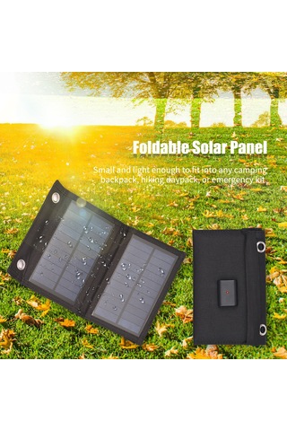 Mufunye Taşınabilir 4w Katlanabilir Güneş Enerjili Şarj Çantası - Hızlı Usb Şarj, Kamp & Seyahat İçin