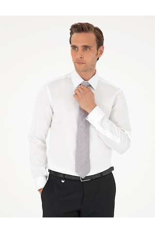 Pierre Cardin Erkek Beyaz Gömlek Basic 50292520-vr013 Beyaz