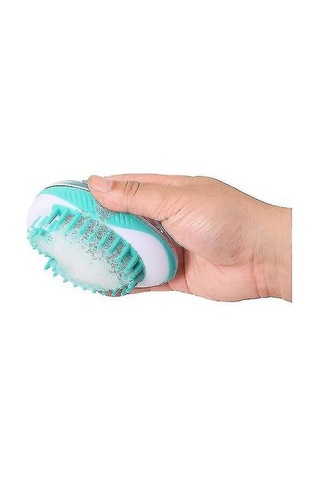 Pet Tarak Fırçalar Pet Banyo Fırça Köpek Masaj Fırçası Evrensel Banyo Fırçası Temizlik Malzemeleri Güzellik Yeşil