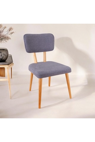 Polly Ahşap Sandalye Gri 6 Adet