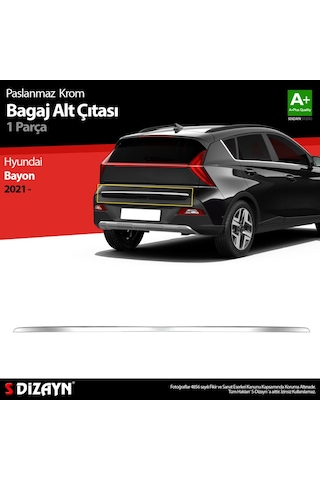 Hyundai Bayon Krom Bagaj Alt Çıtası 2021 Üzeri N11.228