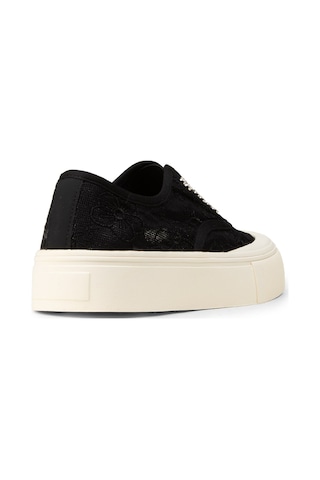 Deery Kadın Dantel Detaylı Siyah Sneaker Ayakkabı - K0523zsyhc01 Siyah