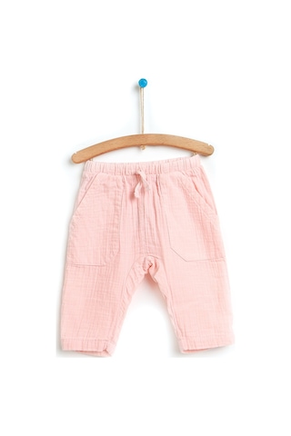 HelloBaby Basic Kız Bebek Cepli Pantolon Gülkurusu HelloBaby Basic Kız Bebek Cepli Pantolon Gülkurusu