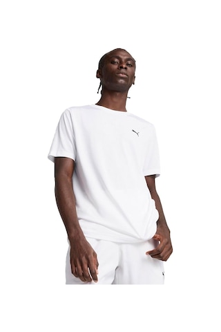 Puma Ess Small Logo Poly Tee Erkek T-shirt-29774 Beyaz