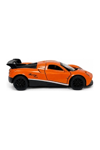 Turuncu Metal Süper Spor Oyuncak Araba Martı Kapılı Açılır 1:64 Çek Bırak Model Araç