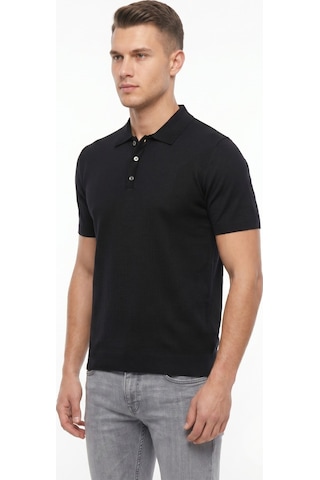 Raymons Erkek Polo Yaka Kısa Kollu Triko Tişört Regular Kalıp Bgl-st05560 Siyah