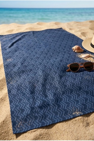 Indigo Peak Lacivert Plaj Havlusu 70 X 150 Cm Lacivert