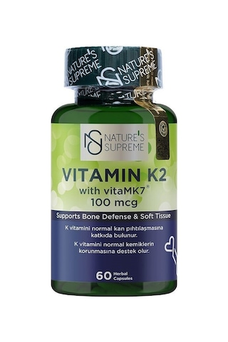 Natures Supreme Vitamin K2 100 Mcg 60 Kapsül Aromasiz