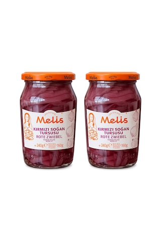 Melis Kırmızı Soğan Turşusu 340 Gr 2 Li