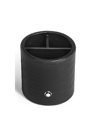 Montblanc Kroko Desen Deri Kalemlik 135984 Siyah