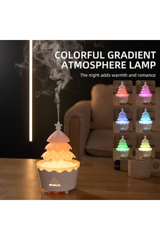 Çeşithane 250ml Usb Aroma Difüzör Ultrasonik Hava Nemlendirici Led Işıklı